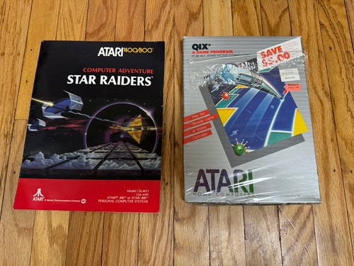 Vtg qix atari - 400/800, home