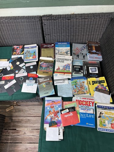 Vintage computer game lot - computer,
